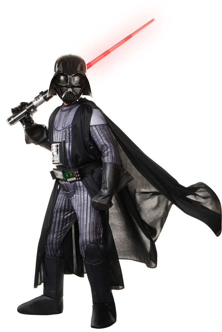 Super Deluxe Darth Vader Star Wars Kids Costume