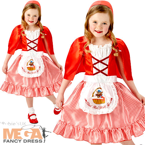 Girls Red Riding Hood Fairytale Fancy Dress