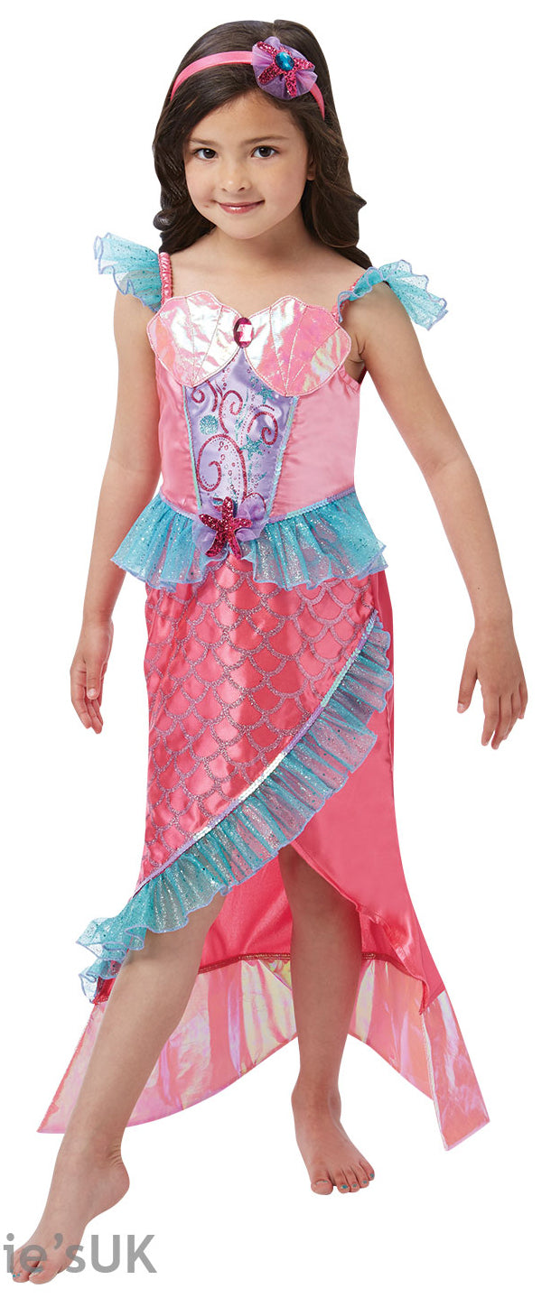 Deluxe Mermaid Princess Girls Underwater Costume