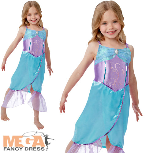 Girls Oceanic Mermaid Fancy Dress Costume