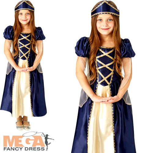 Girls Renaissance Princess Historical Book Week Day Costume