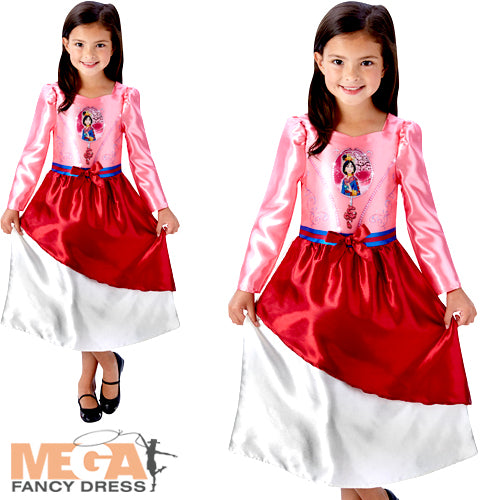 Girls Mulan Disney Princess Fairytale Book Costume