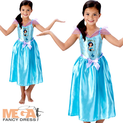 Girls Jasmine Disney Princess Aladdin Costume