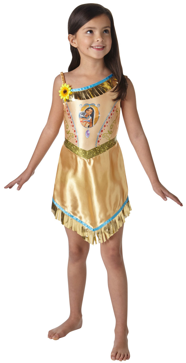 Fairytale Pocahontas Girls Costume