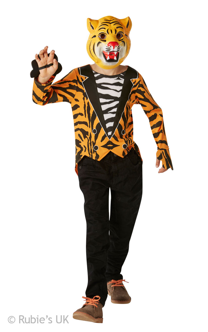 Kids Mr Tiger Zoo Animal World Book Day Costume