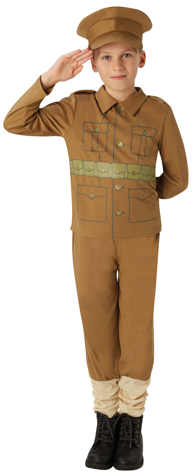 Kids WW1 Soldier Costume