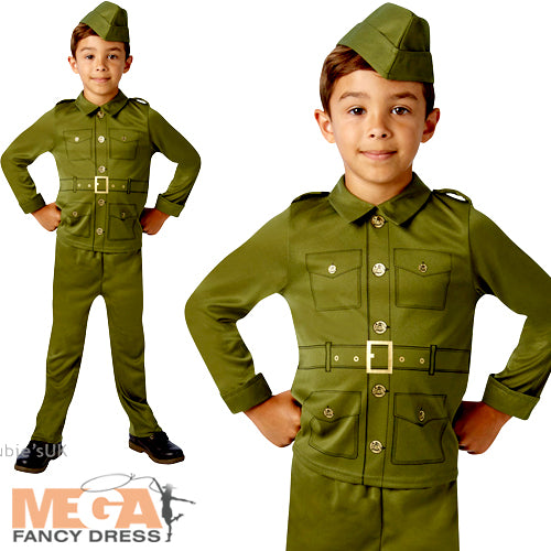 Kids WW2 Soldier Costume