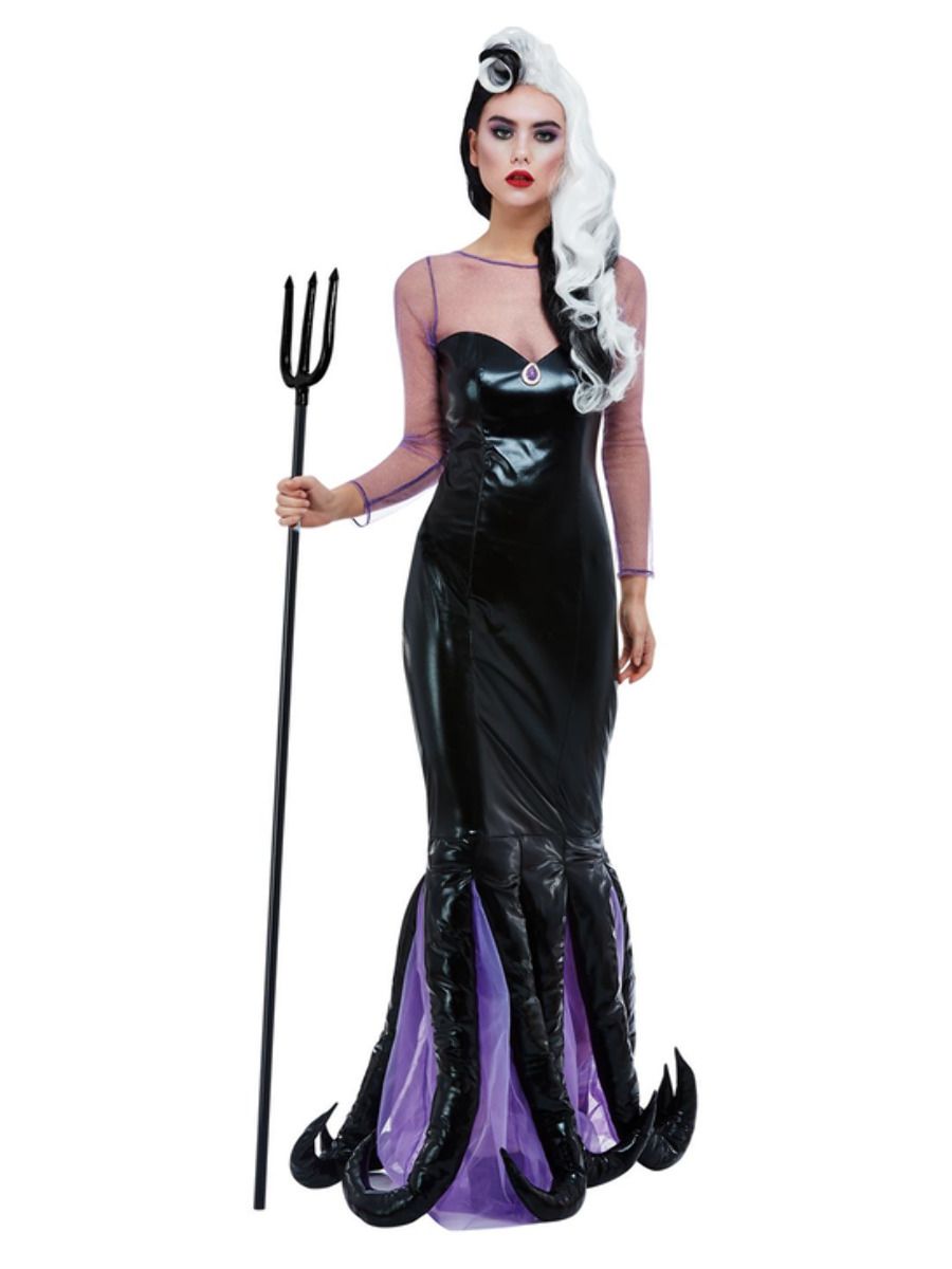 Ladies Evil Sea Witch Enchantress Halloween Costume