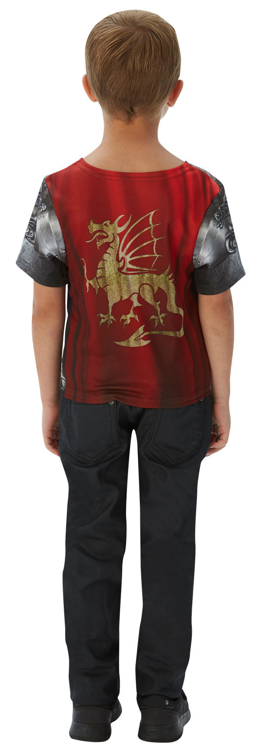 Boys Crusader Medieval Knight T-Shirt Book Day Costume