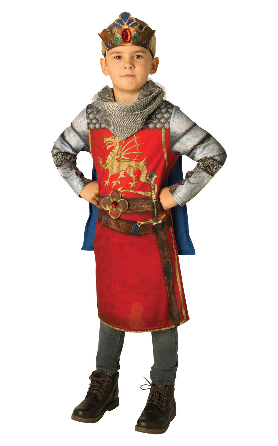 Boys King Arthur Medieval Book Day Costume