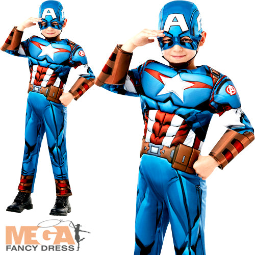 Deluxe Captain America Infinity War Boys Costume