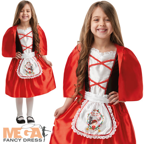 Girls Red Riding Hood Fairy Tale World Book Day Costume