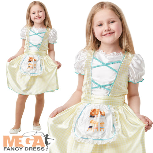 Girls Goldilocks Fairytale Forest Costume