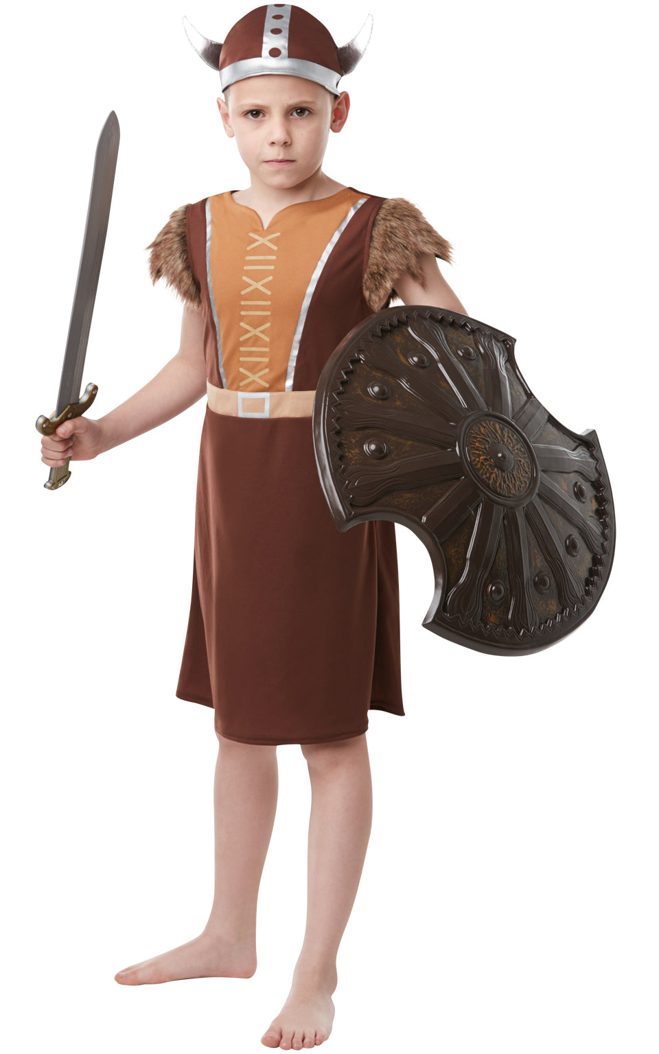 Boys Viking Saxon Warrior Book Day Costume