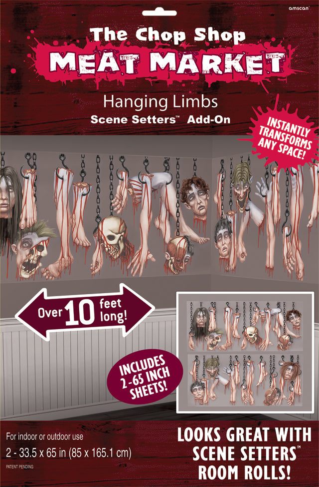 Meat Market Add-Ons Horror Halloween Scene Setters Decoration Kit