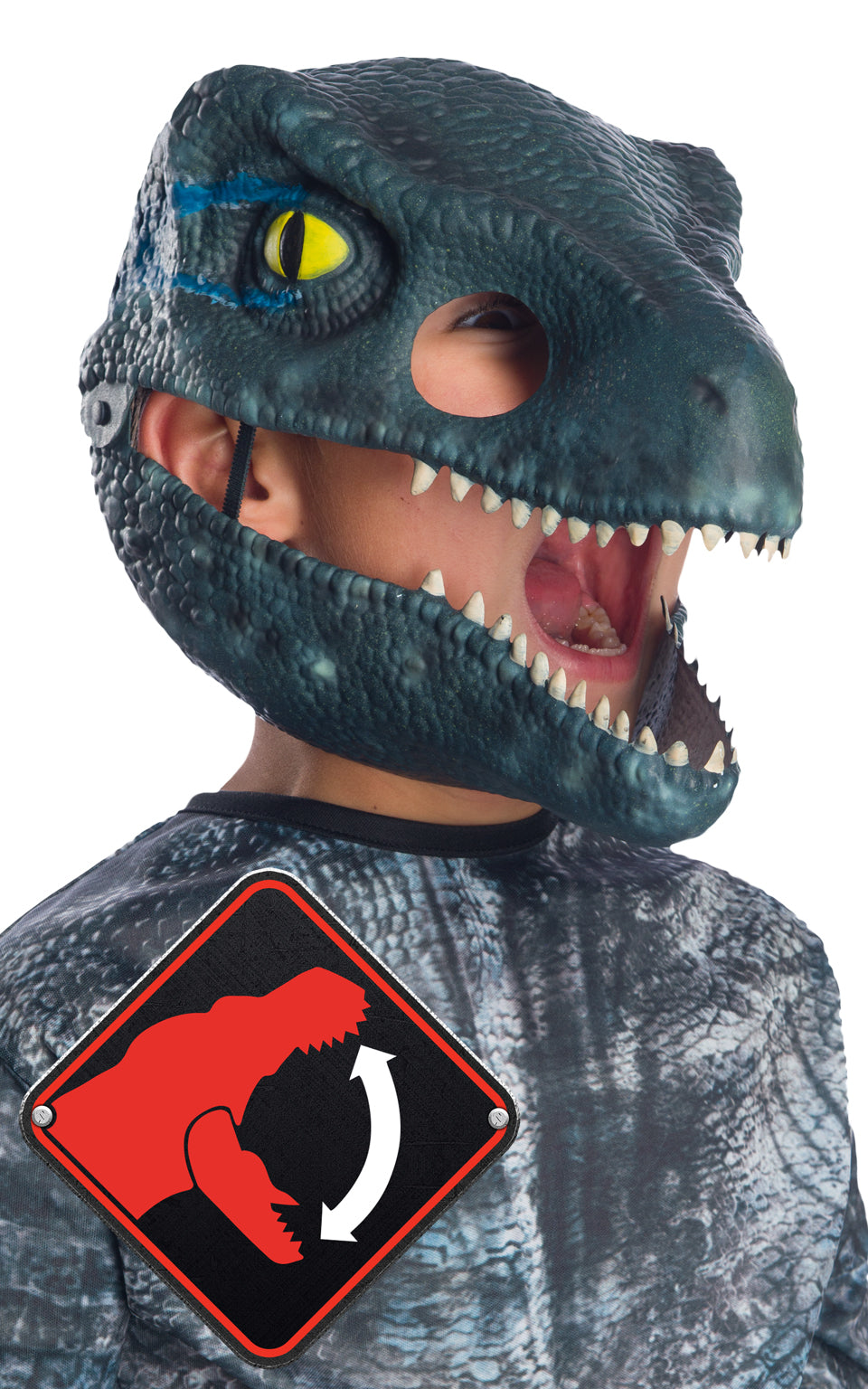 Velociraptor "Blue" Movable Jaw Mask Dinosaur Accessory