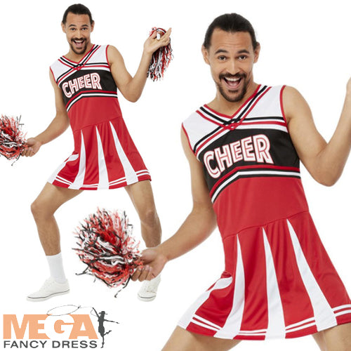 Sporty "Give Me A...Cheerleader" Men's Costume