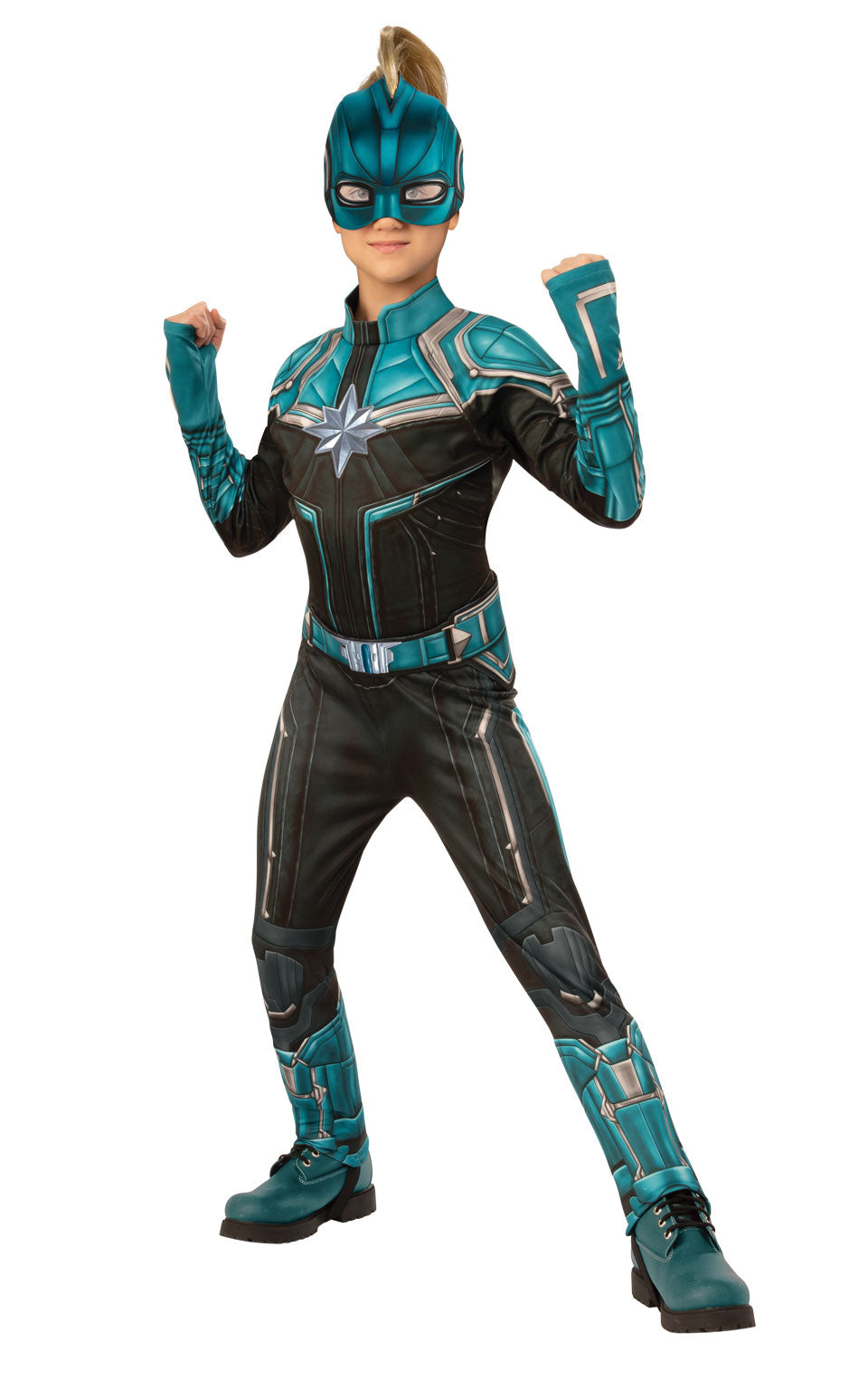 Deluxe Captain Marvel Kree Suit Girls Costume