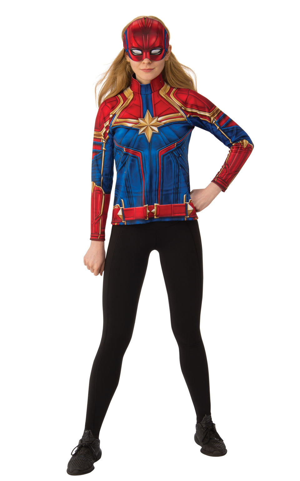 Marvel's Captain Marvel Hero Suit Ladies Top