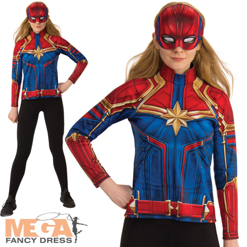 Marvel's Captain Marvel Hero Suit Ladies Top