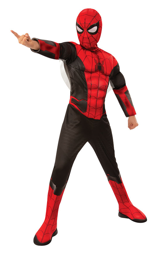 Marvel Deluxe Spider-Man Red/Black Boys Costume