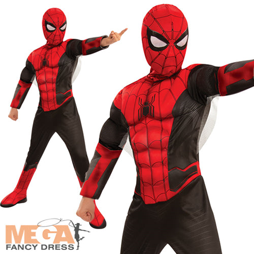 Marvel Deluxe Spider-Man Red/Black Boys Costume