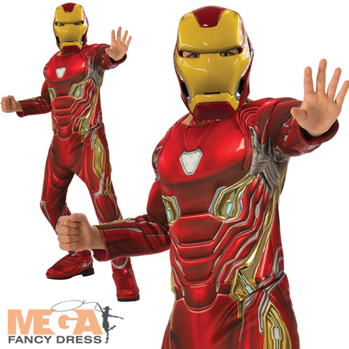 Boys Iron Man Avengers Endgame Superhero Costume