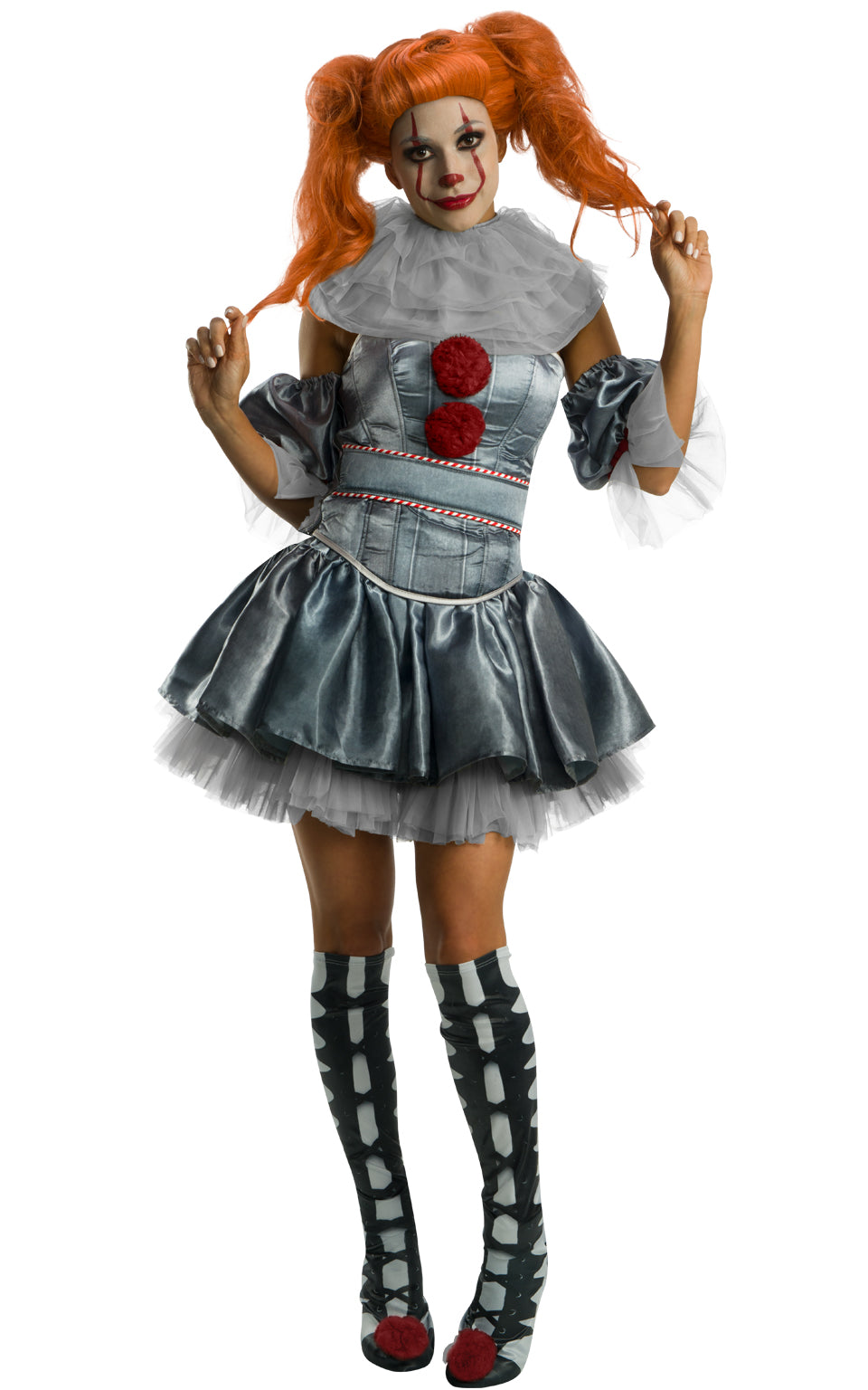 Shop Stephen King IT Ladies Deluxe Pennywise Costume | Mega Fancy Dress ...