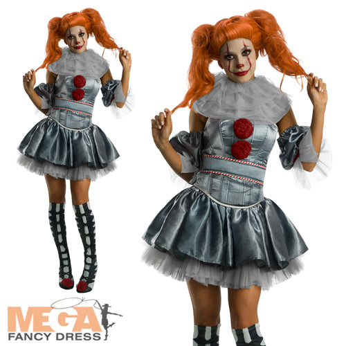 Stephen King IT Ladies Deluxe Pennywise Costume
