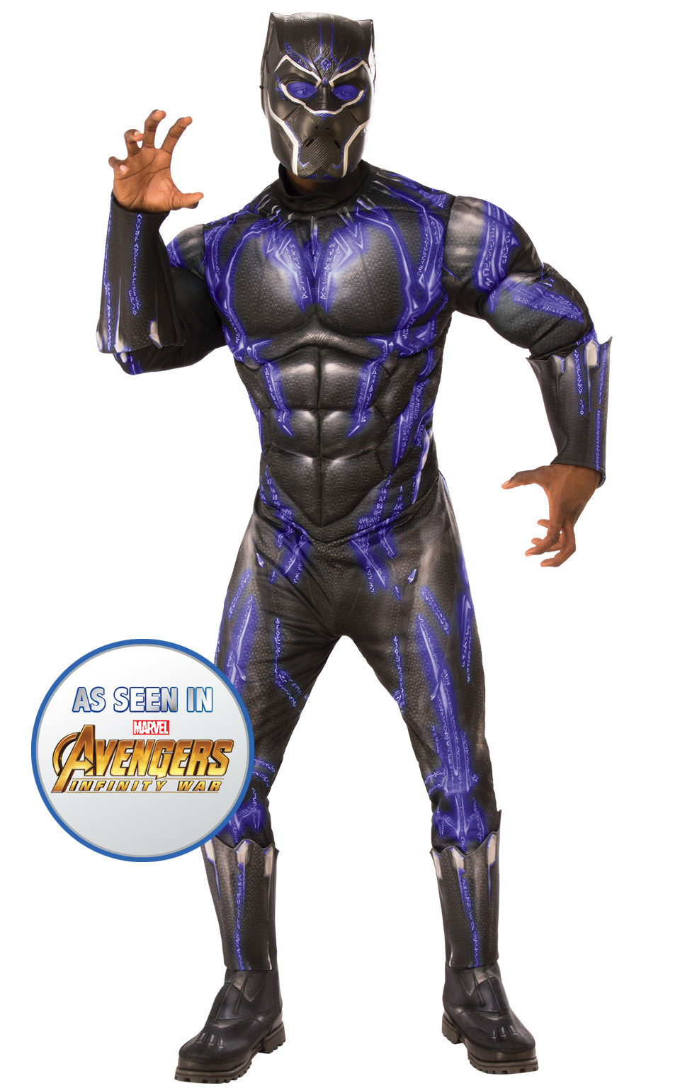 Marvel Black Panther Battle Suit Men Costume