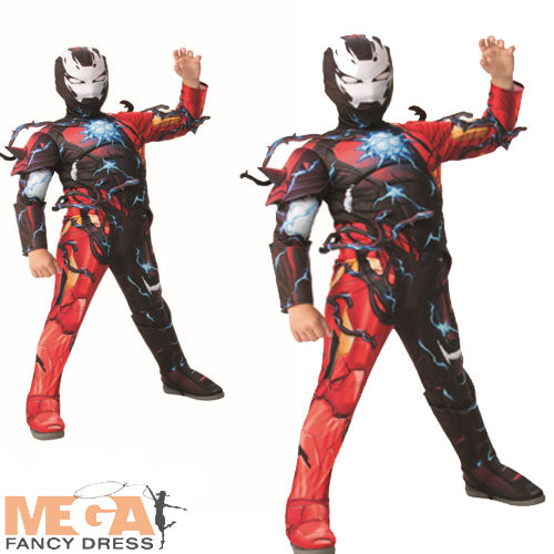 Marvel Licensed Venomized Iron Man Boys Costume