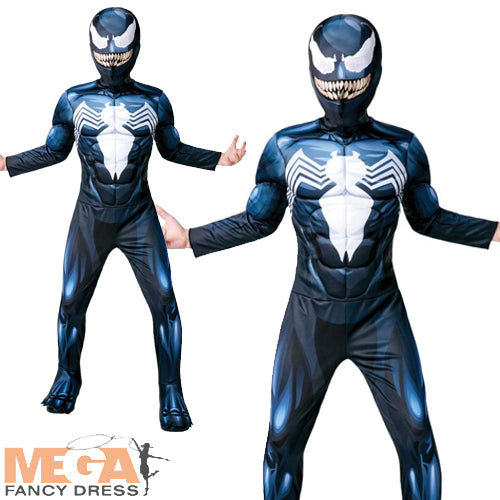 Boys Deluxe Venom Costume