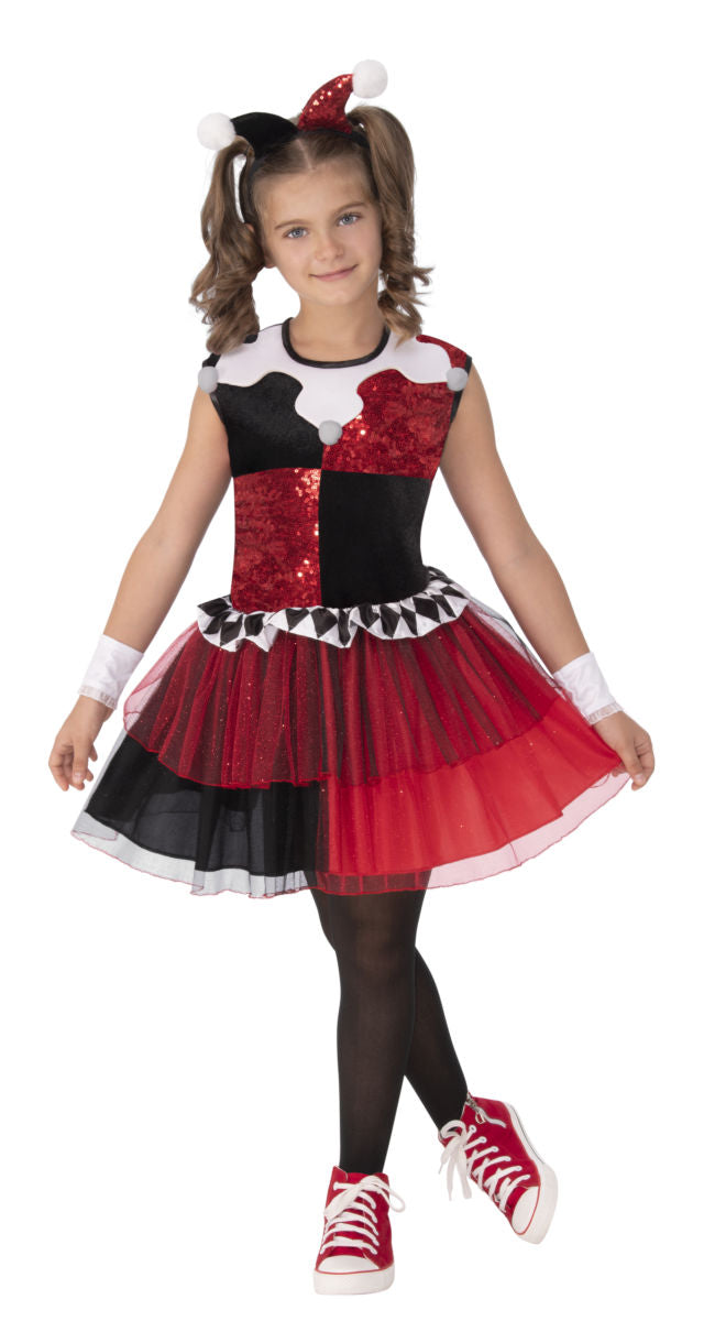 Girls Deluxe Harley Quinn Costume