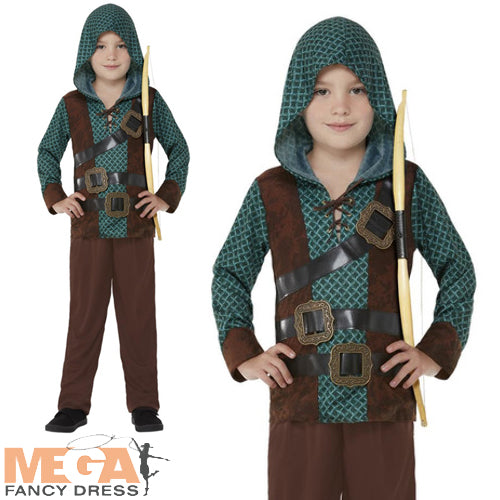 Deluxe Forest Archer Adventure Boys Costume