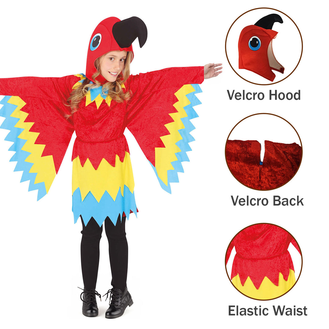 Kids Parrot Costume