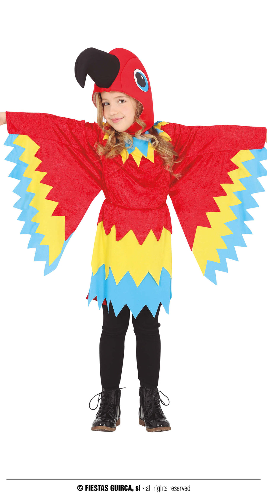 Kids Polly Parrot Animal Costume