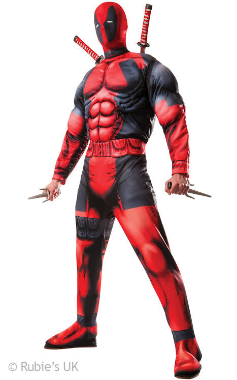 Men's Deadpool Marvel Superhero Costume