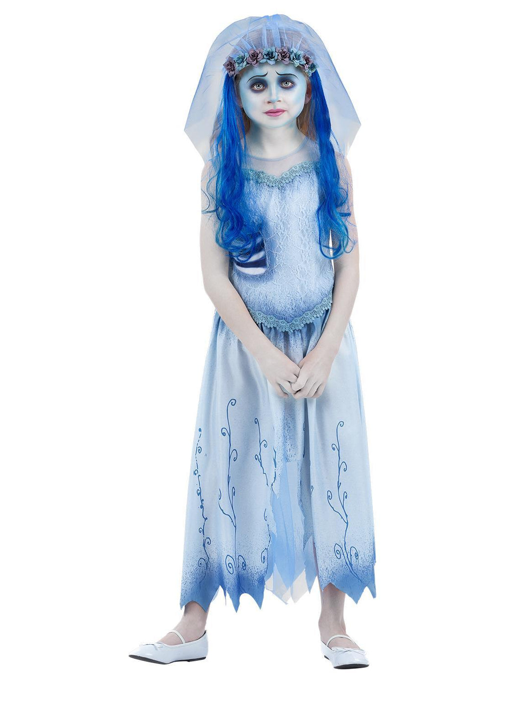Girls Licensed Emily Corpse Bride Halloween Costume