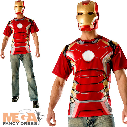 Marvel Iron Man Mark T-Shirt and Mask Set