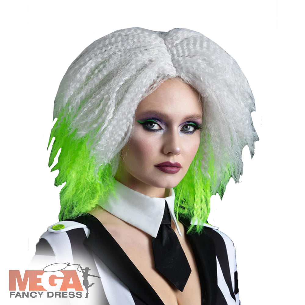 Officially Licensed Beetlejuice Halloween Horror Ladies Costume Wig
