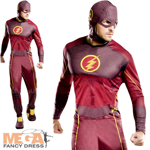 Mens The Flash Superhero Comic DC Heroes Costume