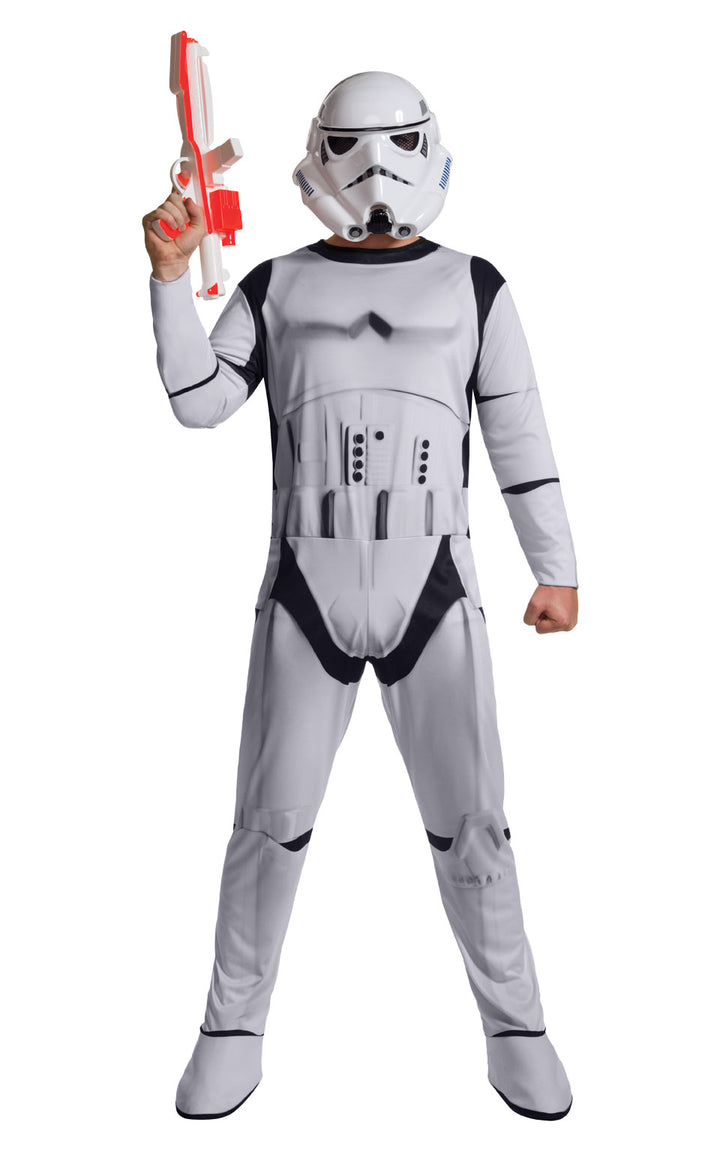 Men's Stormtrooper Star Wars Movie Guard Costume + Mask