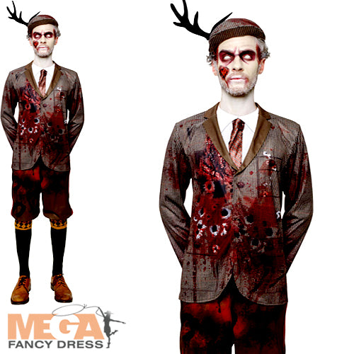 Mens Lord Gravestone Zombie Hunter Halloween Costume