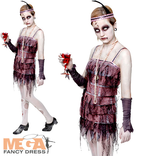 Zombie Flapper Ladies Costume