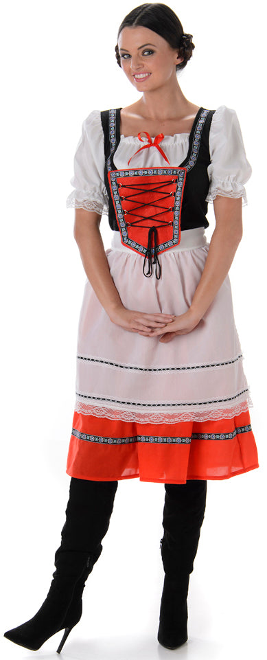 Ladies Heidi Bavarian Oktoberfest Beer Maid Costume
