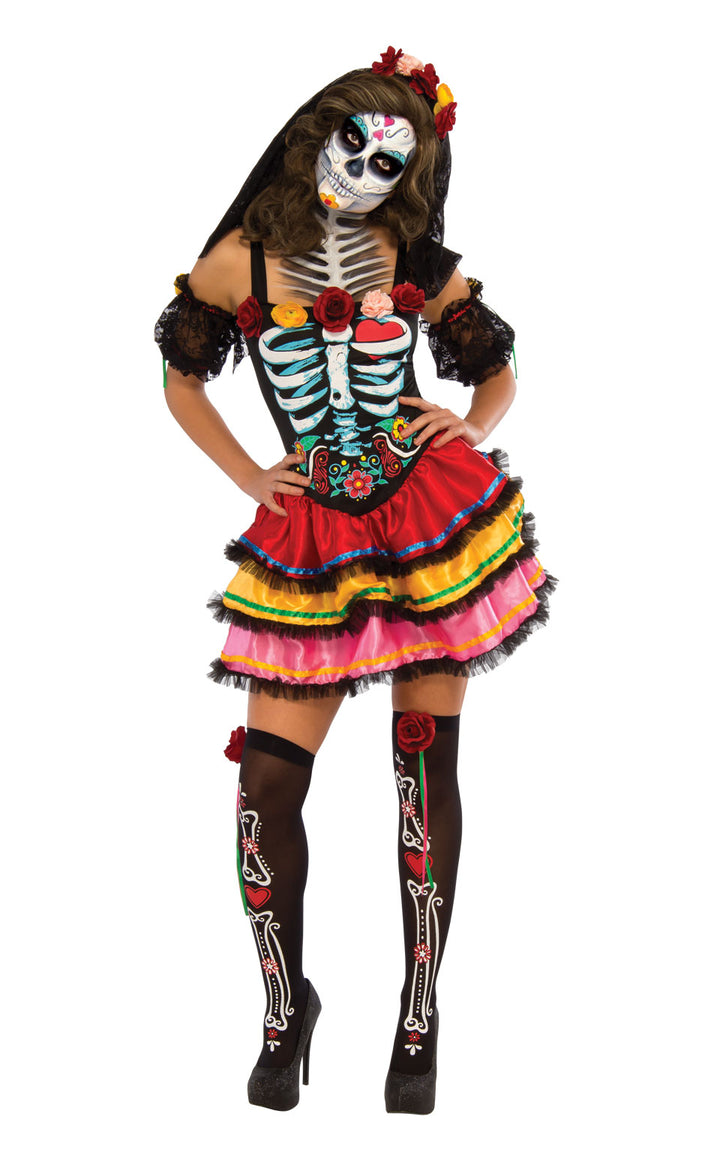Day of the Dead Senorita Ladies Halloween Costume