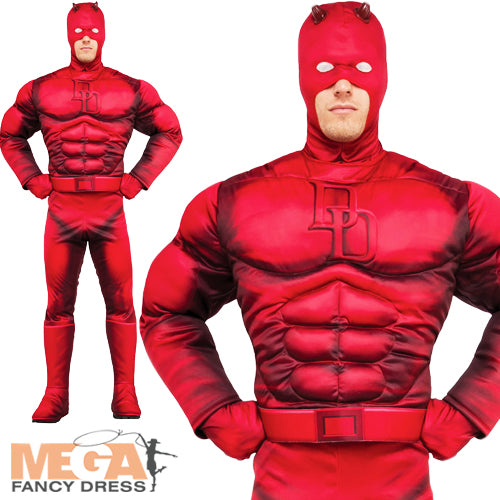 Men's Classic Daredevil Marvel Book Day Superhero Costume