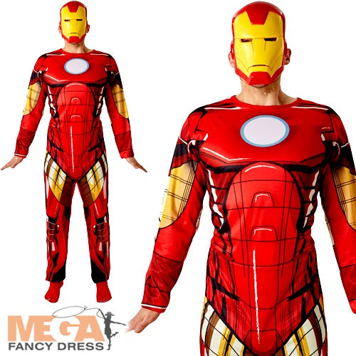 Classic Iron Man Mens Costume