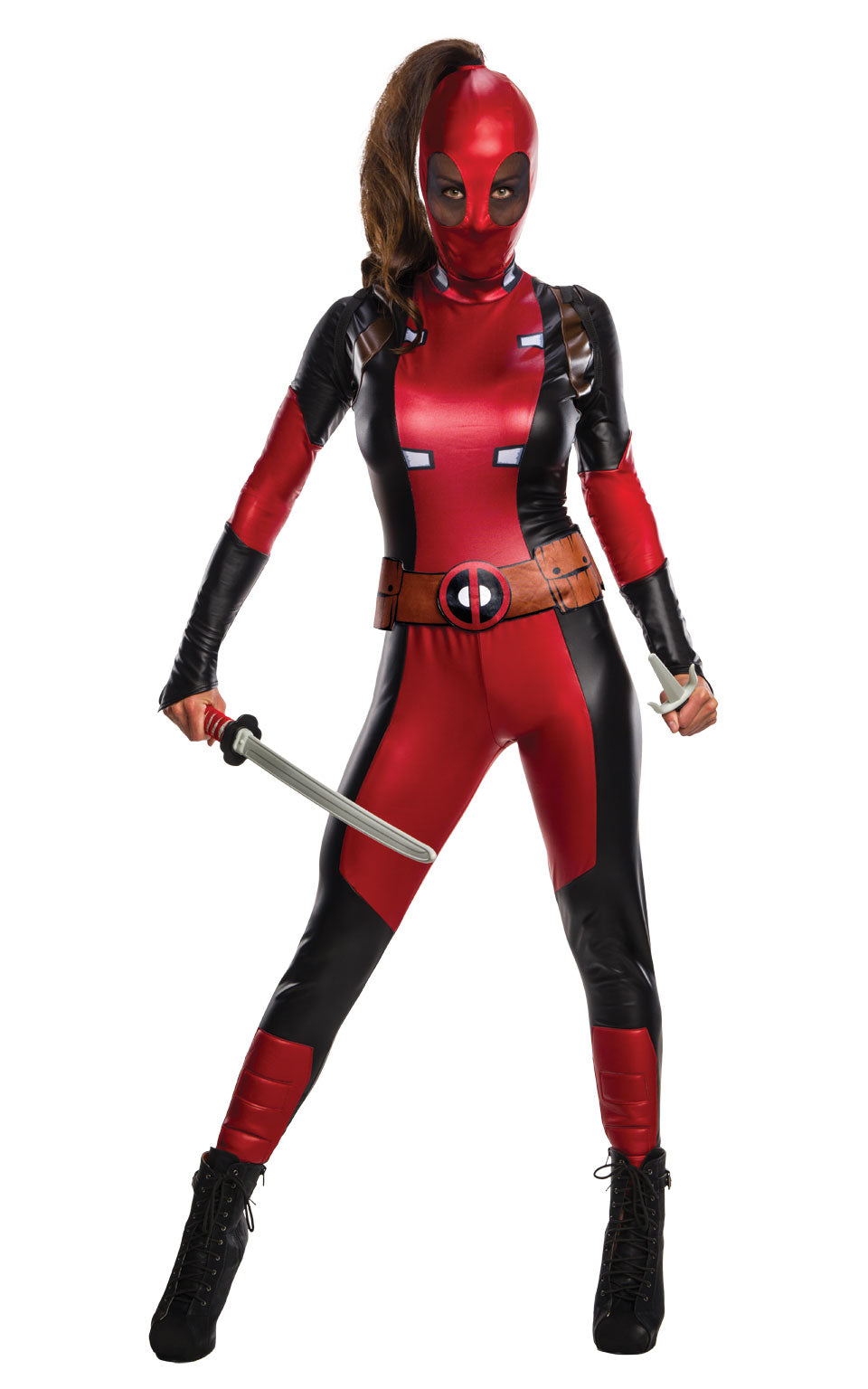 Ladies Secret Wishes Deadpool Super Hero Movie Costume