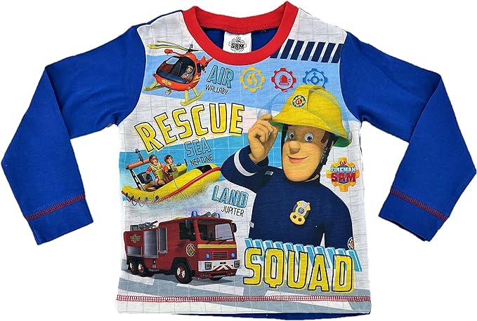 Official Boys Fireman Sam Pyjamas